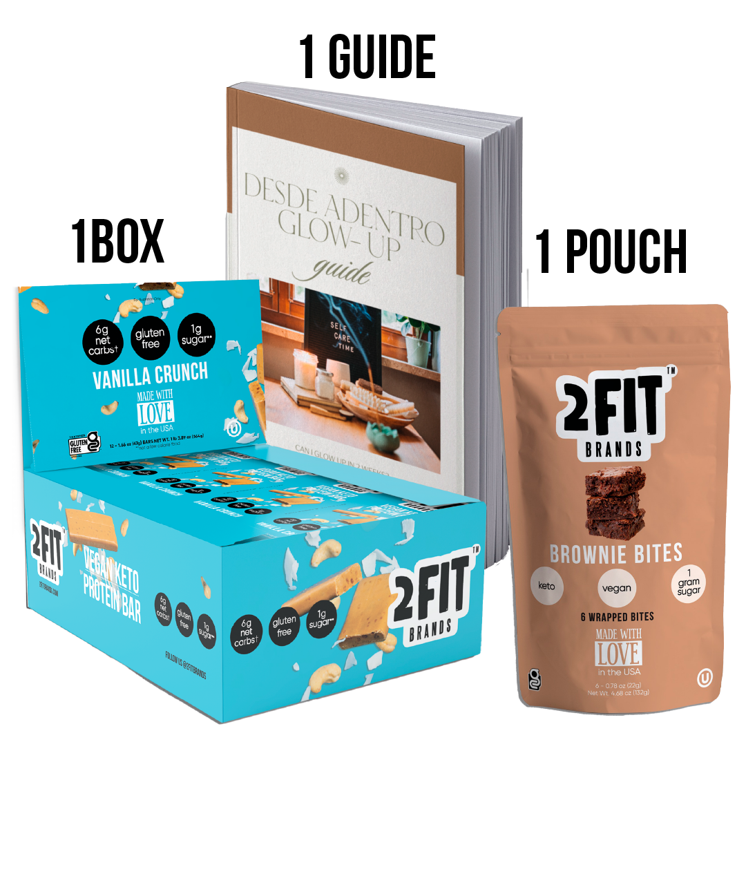 Brownie Bites + Vanilla Crunch Protein Bar - Bundle